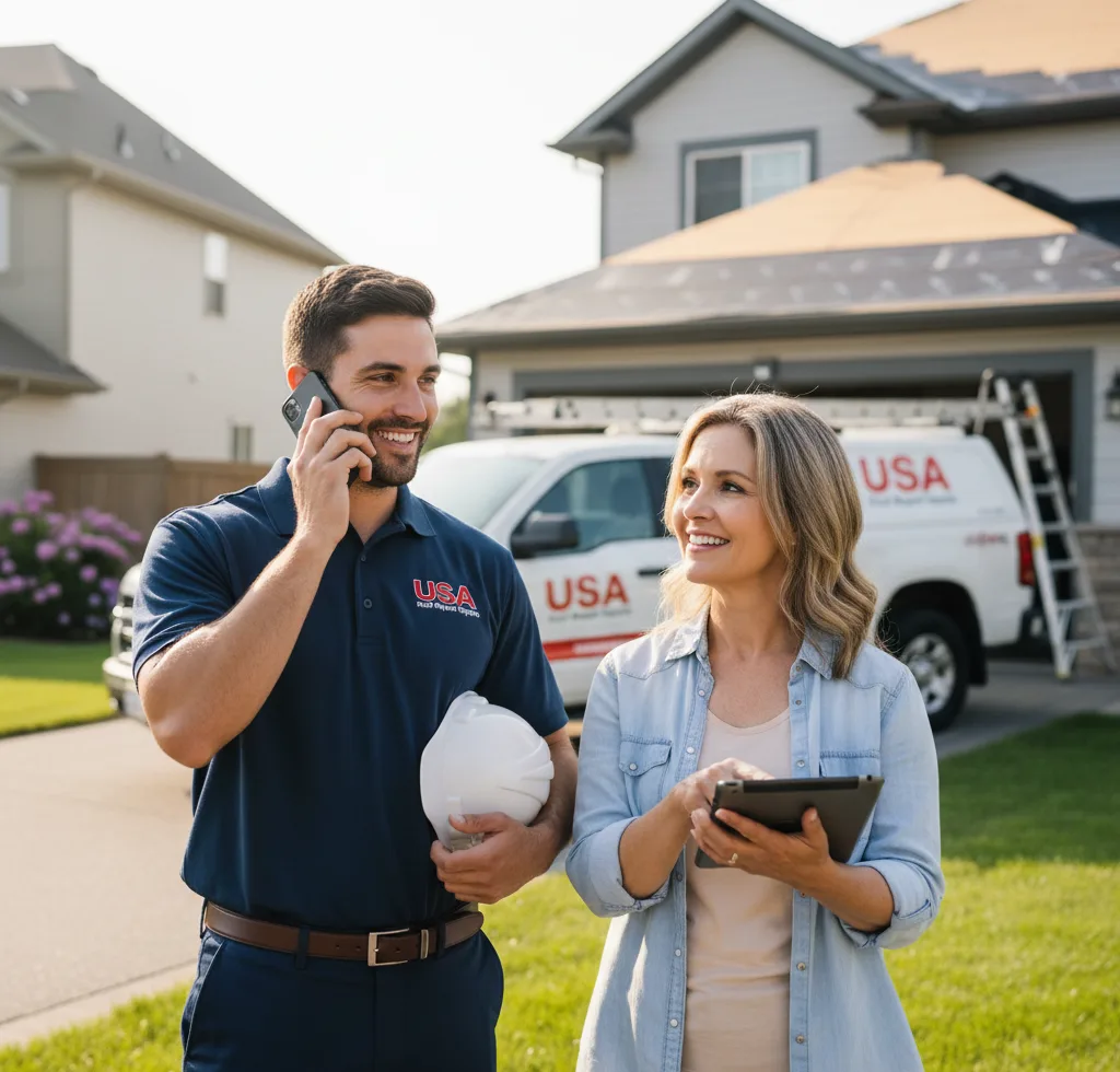 USA Roof Repair Experts customer support in Douglass Hills